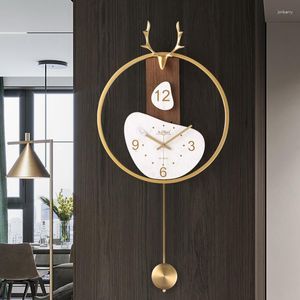 Horloges murales en bois 3D horloge design moderne nordique bref salon décoration cuisine art montre creuse décor à la maison rétro