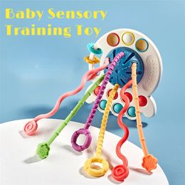 Décoration murale bébé Montessori développement sensoriel jouets éducatifs tirer la chaîne doigt saisir formation jouet d'apprentissage précoce dentition sans BPA 1 3Y 231123