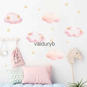 Muur Decor Cartoon Cloud Kinderkamer Sticker Interieur Decoratie Decals voor Baby Nursery DIY Slaapkamer Wallpapervaiduryb