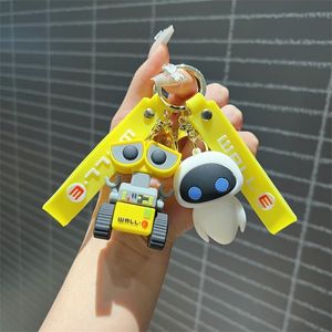 Wall-E Robot Sleutelhangers EVE Anime Figuur Rugzak Auto Hangende Collectie Model Speelgoed voor Kinderen Kerstcadeaus