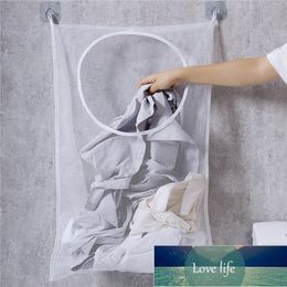 Pochette à linge pliante murale grande capacité sac de rangement en filet pour salle de bain sac en filet linge vêtements lavage soins accessoires prix usine conception experte qualité