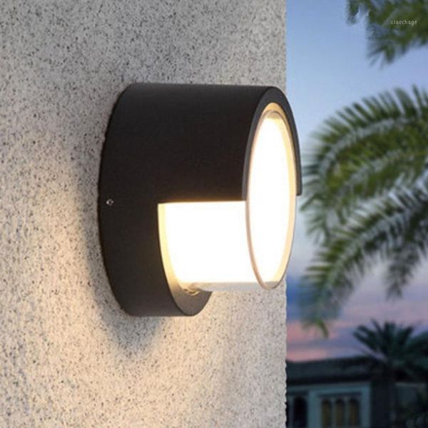 Lámpara de pared 10W LED IP65 Garden Security Light Impermeable Aluminio Puerto Patio Montaje Sconence Lighting Decoration