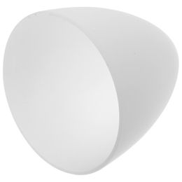 Wandlamp 1pc Frosted Glass Shade E27 Interface Cover Light voor thuiswit