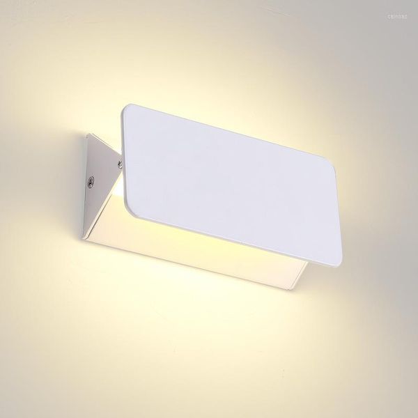 Lámpara de pared 1 Uds., Simple, creativa, LED, ángulo ajustable, interior, balcón, pasillo, sala de estar, dormitorio, escritorio, lectura, luz de aprendizaje.