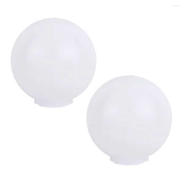 Applique 2 pièces sphérique lumière plafond nuances acrylique abat-jour mode Simple boule en forme protecteur accessoire