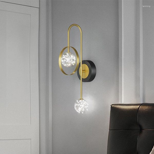 Lámpara de pared 2023 Diseño de moda Iluminación interior Metal Led moderno