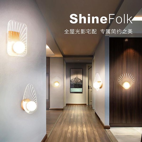 Applique murale 2023 LED acrylique chambre chevet salon décoration décor à la maison salle de bain miroir phares plafonnier