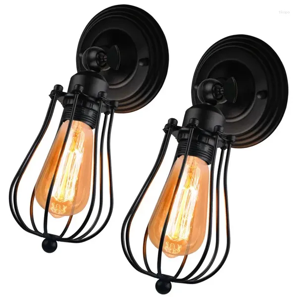 Lampe murale 2pcs Appliques rustiques Cerreaux de plafond luminaires de plafond vintage pour la décoration intérieure Porche de chambre à coucher