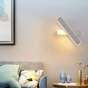 Lampe murale 350 degré rotatif pour le salon de la chambre minimalisme moderne LED LED LABLE LABIRES DE LA LABIERS AC110V 220V