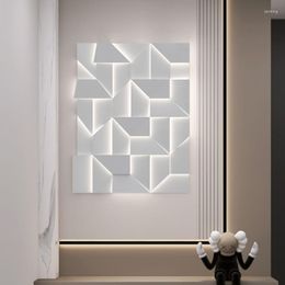 Applique murale modèle 3D ombres lampes de fond italie Designer LED Decoor applique éclairage intérieur pour chambre salon