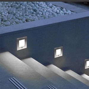 Applique murale 3W 1LED extérieur Led escalier marche lumière étanche IP65 encastré coin pied lumière pour paysage voie escalier