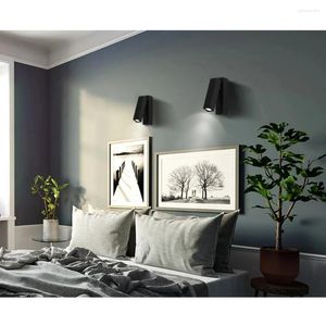 Lampe murale 3W lumière LED avec interrupteur 360 degrés Rotation en alliage d'aluminium lit tête de lit lampes de lecture pour El chevet