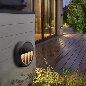 Lampe murale 4W Outdoor Sponce Sronce Garden Yard Decor 12V 24V Paysage Pathway Clôture Étapes d'escalier Lumière