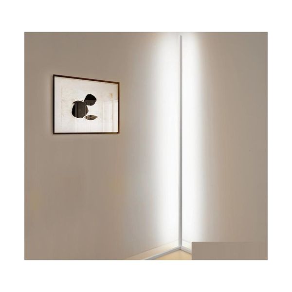 Applique Murale 52Cm Étage D'angle Moderne Simple App Contrôle Lumière Atmosphère Intérieur Debout Salon Chambre Décoration Drop Delivery Dhwgn