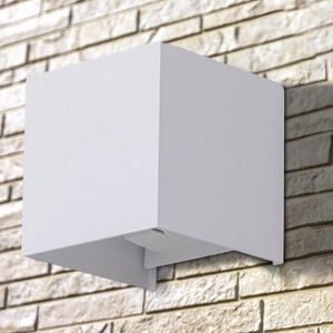 Lampe murale 6W / 10W Cube Porche allume vers le bas Ajustement de maison minimaliste Éclairage moderne pour El Aisle Living Room Villa Hallway Balcony