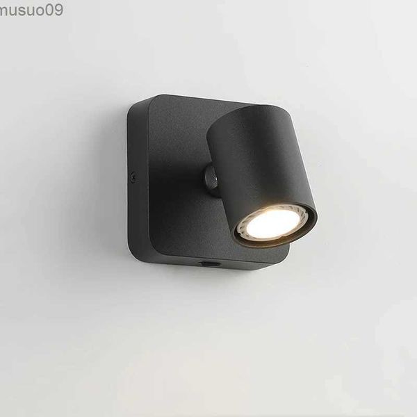 Lámpara de pared 7W GU10 LED Luz de pared de techo Estilo moderno Rotación plegable Interior Hogar Hotel Dormitorio Mesita de noche Sala de estar Lámpara de pared de lectura