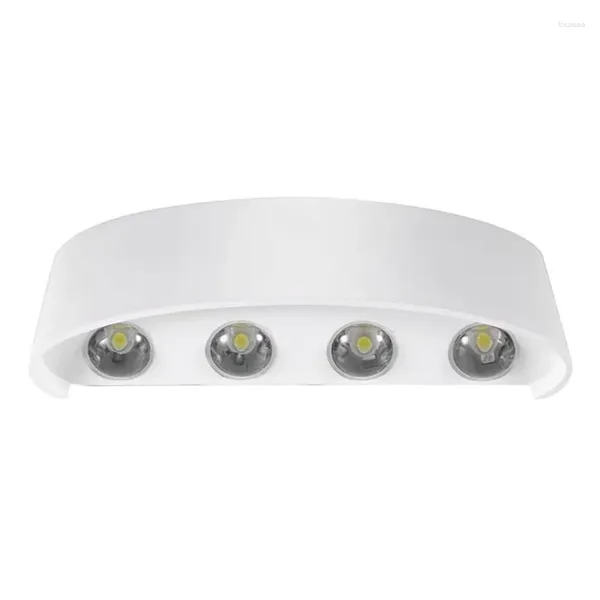 Lámpara de pared 8 W LED luz interior al aire libre moderno aluminio para baño sala de estar dormitorio pasillo