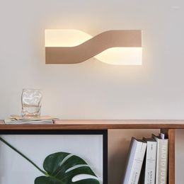 Lámpara de pared, luz LED acrílica para vestíbulo, mesita de noche, pasillo, pasillo, galería, comedor, cocina, oficina, Loft, candelabro interior para el hogar