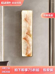 Lámpara de pared Esmalte de cobre Estilo chino moderno Sala de estar Dormitorio Porche