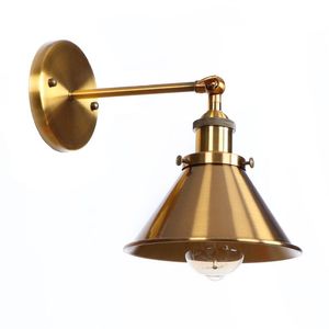 Wandlamp Amerikaans Gouden Rh Retro Lights-armaturen Slaapkamer Badkamer Mirror Loft Vintage Sconces Industrial Lighting