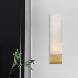 Wall Lamp American Minimalist Living Room Marble EL Designer Model Aisle Slaapkamer Bedside Studie