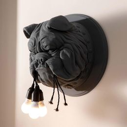 Applique Amsterdam lumière nordique Animal chien salon décoration couloir personnalisé éclairage à la maison décor