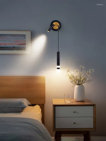 Applique murale Led de luxe minimaliste moderne, luminaire décoratif d'intérieur, idéal pour une chambre à coucher, un salon ou un salon