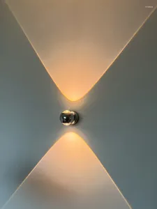 Wandlamp Slaapkamer Nachtkastje Modern Eenvoudig High-end Sfeer Huisverlichting Woonkamer Achtergrond Kleine Heuvelvorm