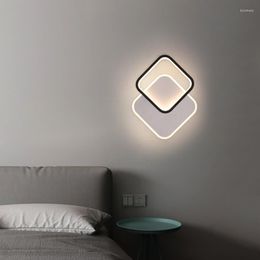 Wandlamp Nachtkastje Slaapkamer Foyer Veranda Gangpad Gang Woonkamer Achtergrond Lampen