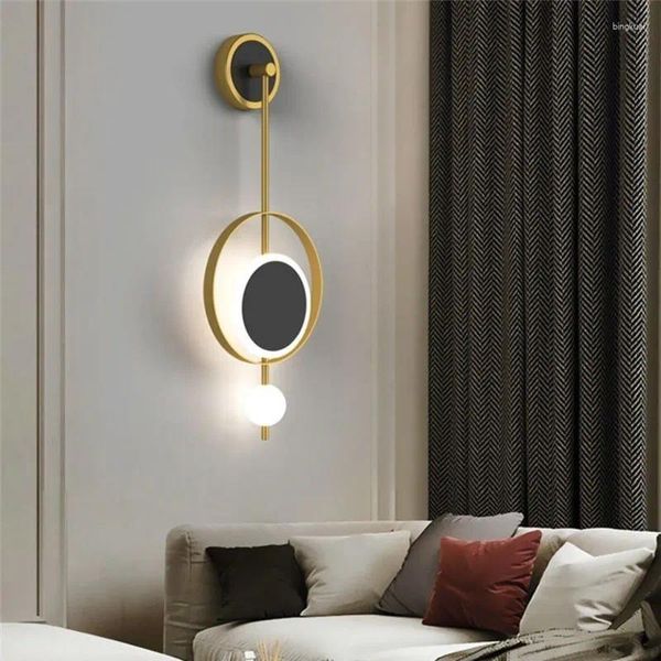 Lampe murale au chevet moderne simple créativité nordique luxe de luxe