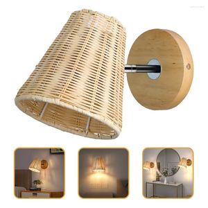 Application de chevet de lampe murale Simple Home Light Modern Night Style Rustic Style de style Japon