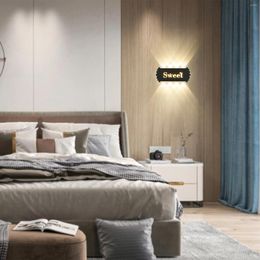 Wandlamp Zwart Moderne LED Blaker 10W Up Down Light 3000k Binnen Modren Decoratief Voor Slaapkamer Woonkamer Hal Trap