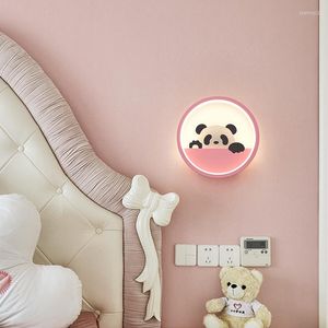 Lámpara de pared Azul Rosa Fondo lindo Luz Iluminación interior Dormitorio Cabecera LED Apliques 2023 Luces