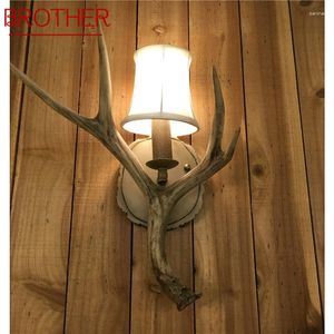 Wandlamp BROTHER Hedendaagse Lampen Armatuur Creatief Ontwerp Blaker LED Verlichting Voor Thuis Wonen Slaapkamer Nachtkastje Veranda Decor