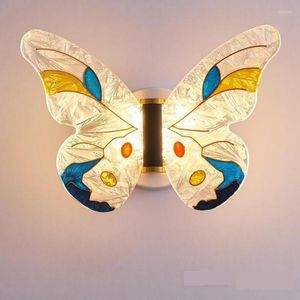 Lampe murale papillon LED 8W Personnalité nordique