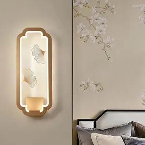 Lampe murale Chinois Style Room Light Creative Square Canapa TV Fond