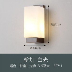 Wandlamp Chinees Hout Vierkante Lampen Woonkamer Slaapkamer Nachtkastje Studie Gangpad Balkon Achtergrond Bruin Schansen Lichten Verlichting