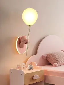 Muurlamp creatief en schattige cartoon slaapkamer slaapkamer bed gangplaats woonkamer artistieke ballon