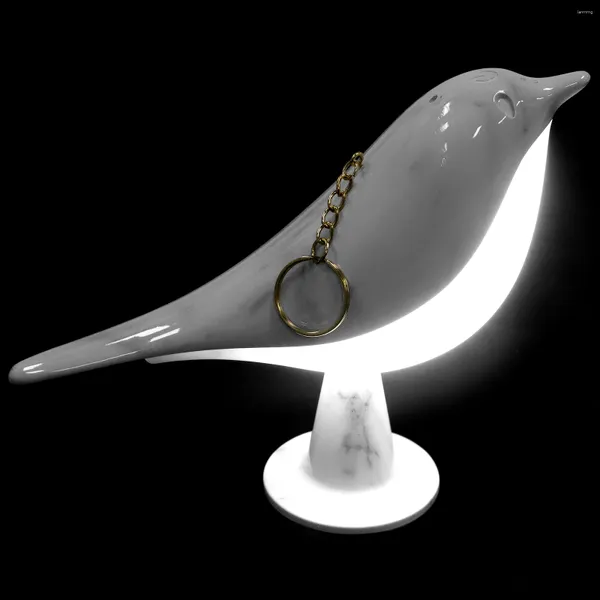 Lámpara de pared Creative Bird Night Light Forma Mesita de noche Mesa Touch Fragancia