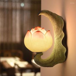 Wandlampe kreatives chinesisches Schlafzimmer im Schlafzimmer Wohnzimmer Studie Dekorative Lichtgang Treppe Beleuchtung moderne LED -Lampen