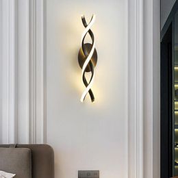 Muurlamp creatief led moderne minimalistische slaapkamer bedmacht achterstallige gangpad decoratie achtergrond kunst ontwerp verlichting wall