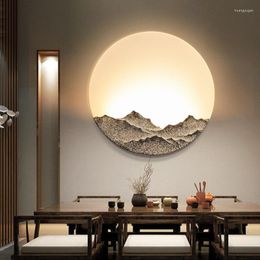 Wall Lamp Creative Romantic Personalised Bedide Living Room Tea Galway El maanvormige decoratieve verlichtingsarmaturen