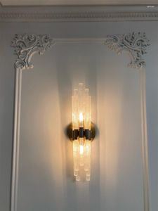 Applique murale cristal intérieur décoratif moderne lampes à LED pour chambre chevet salon salle d'étude couloir allée éclairage à la maison applique