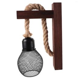 Wandlamp Decoratieve Hanglampen Vintage Moderne Plug Blaker Boerderij Armaturen Eetkamer Touw