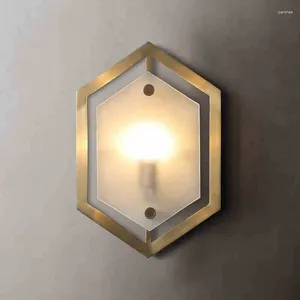 Lampe murale Diamond Luxury Modèle Modèle de chambre Corridor de chambre à coucher Corridor Villa Living Contexte
