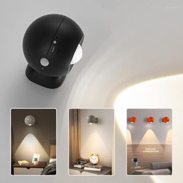 Applique Murale Dimmable LED Liseuse Rechargeable 360° Rotation Magnétique Applique Réglable Touch Control Chevet