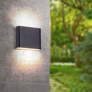 Wandlamp Donwei indoor buiten waterdicht 6W 12W LED Modern Home Decor Lights for Slaaproom Galway Yard Balkon Porch