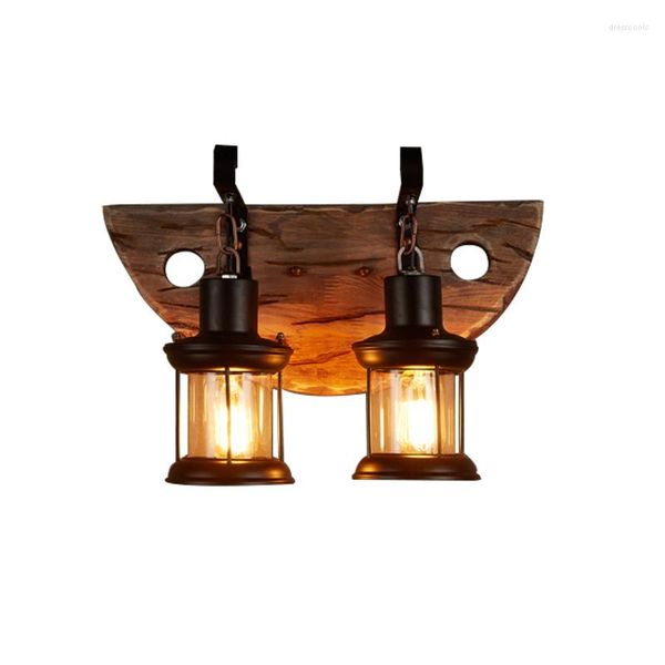 Lámpara de pared Bombilla Edison Luz de jardín Luces decorativas interiores Lavadero Espejo de maquillaje Aplique retro Tonos Dormitorio vintage