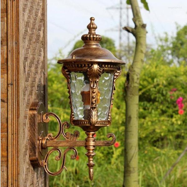 Lámpara de pared Lámparas exteriores Decoración de jardín Aplique de luz exterior Iluminación de porche de seguridad al aire libre