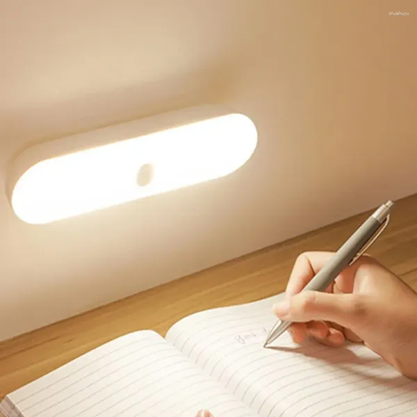 Lámpara de pared Protección para los ojos Dormitorio de estudiantes de 3 colores Escritorio Mesita de noche Luz nocturna Lectura LED recargable